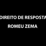Direito de resposta a Romeu Zema