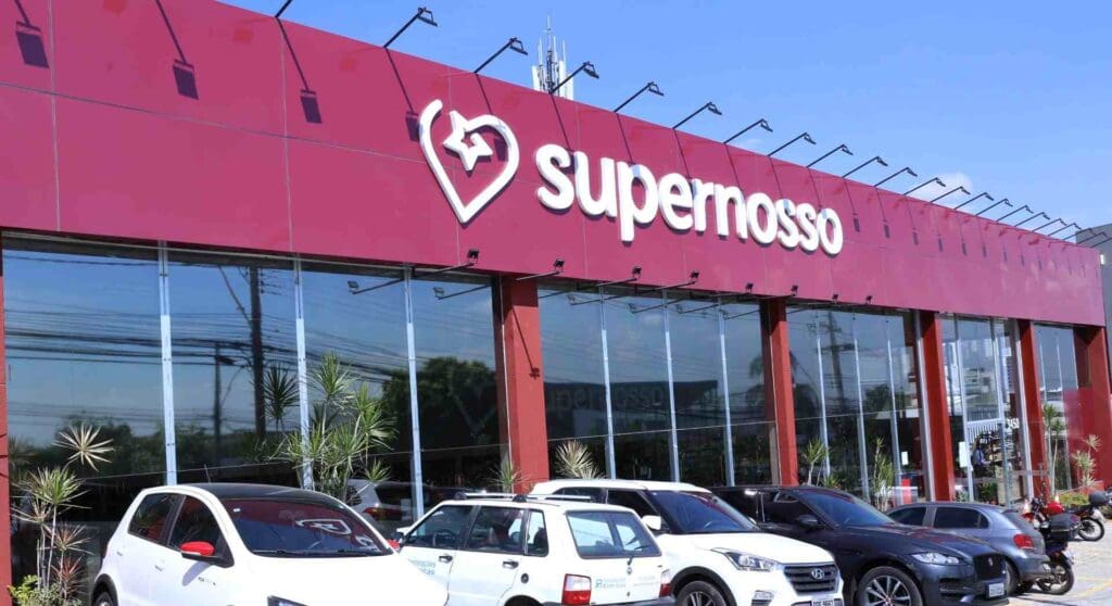 Fachada da loja do Supernosso