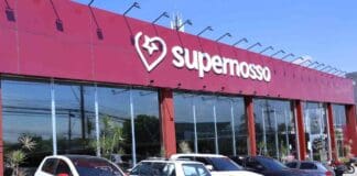 Fachada da loja do Supernosso