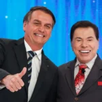 Bolsonaro comenta morte de Silvio Santos e posta nas redes sociais Jair Bolsonaro e Silvio Santos