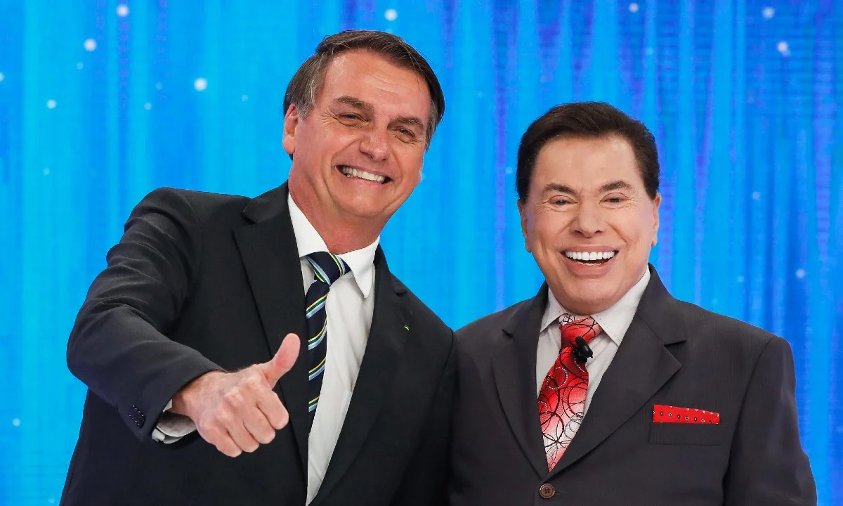 Bolsonaro comenta morte de Silvio Santos e posta nas redes sociais