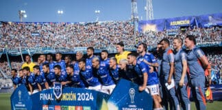 Time do Cruzeiro na final da Copa Sul-Americana