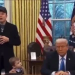 Filho de Elon Musk manda Donaldo Trump calar a boca e ele cala