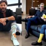 Marcelo Aro e Zema usam meias do Bob Esponja por motivo “diferente”