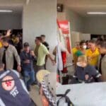 Vídeo mostra Bolsonaro sendo internado com urgência e confusão