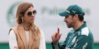 Leila Pereira e Abel Ferreira