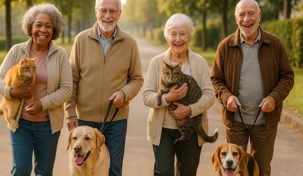 Companhia que transforma: benefícios dos Pets na terceira idade