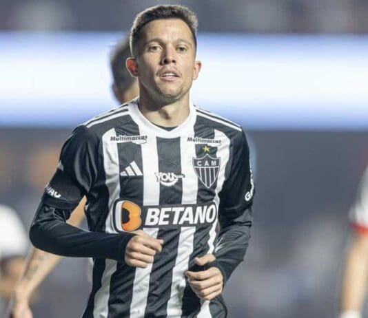 Jogador Bernard do Atlético