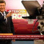 Senador Carlos Viana volta a apresentar jornal na TV Alterosa