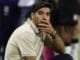 Abel Ferreira em campo no jogo do Palmeiras