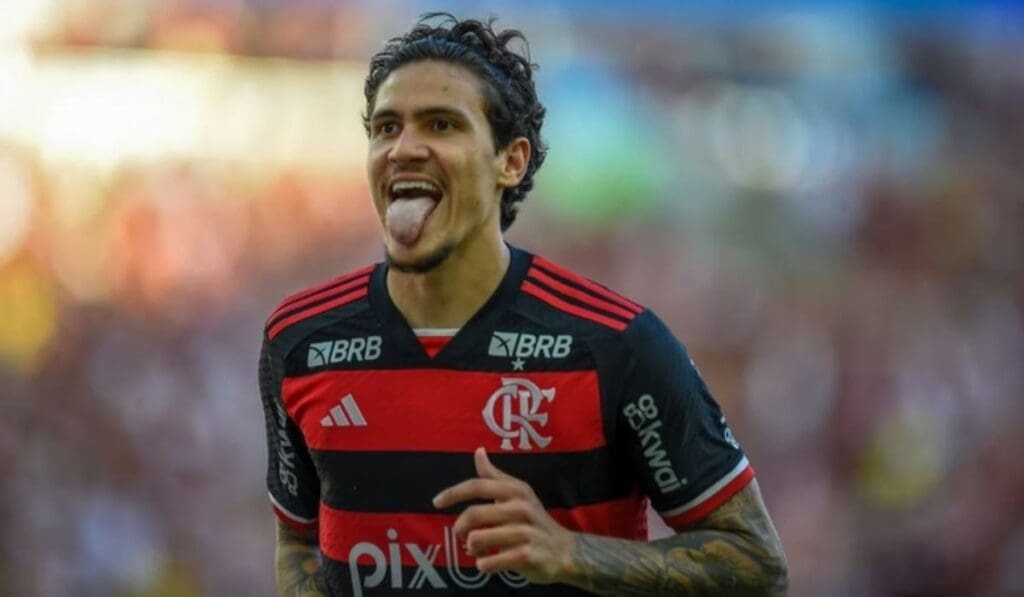 Jogador Pedro do Flamengo