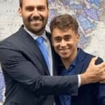 Eduardo Bolsonaro atacou Nikolas Ferreira com o pai no Whatsapp