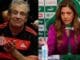 Bap e Leila Pereira, presidentes do Flamengo e Palmeiras