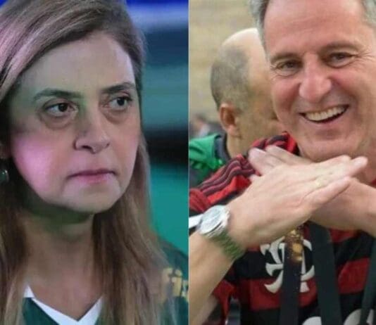 Leila Pereira e Bap, presidentes do Palmeiras e Flamengo