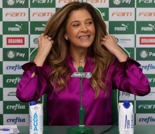Leila Pereira, presidente do Palmeiras