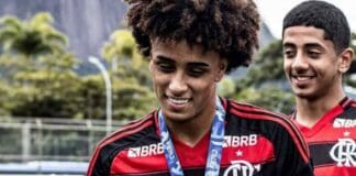 Jogador Ryan Roberto do Flamengo