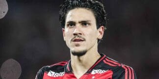 Pedro, do Flamengo, em jogo