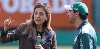 Leila Pereira e Abel Ferreira