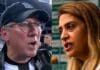 Presidentes do Palmeiras e do Botafogo, Leila Pereira e Jhon Textor