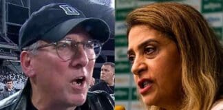 Presidentes do Palmeiras e do Botafogo, Leila Pereira e Jhon Textor
