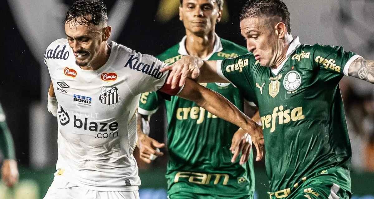 Palmeiras x Santos hoje: líder e Z-4 se enfrentam; onde assistir