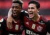 Bruno Henrique e Pedro, em campo