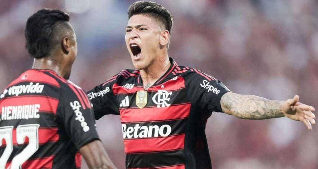 Carrascal em campo pelo Flamengo