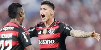 Carrascal em campo pelo Flamengo