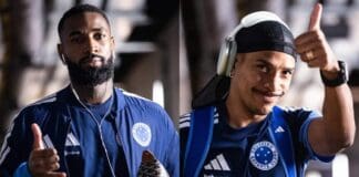 Gerson e Matheus Pereira se preparam para jogo do Cruzeiro