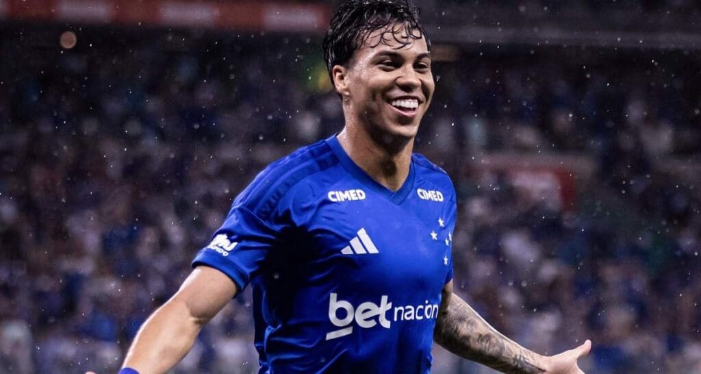 Kaio Jorge em campo pelo Cruzeiro