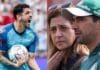 Nino de um lado e Leila Pereira e Abel Ferreira lado a lado