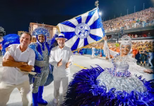 Carnaval, palanque e hipocrisia institucional Eduardo Paes e Lula na pista da Marquês de Sapucaí, com o mestre-sala e a porta-bandeira da Acadêmicos de Niterói / Foto: Ricardo Stuckert/PR