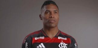 Alex Sandro do Flamengo em foto de divulgação