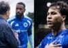 Gerson cumprimenta Pedrinho e BH e Kaio Jorge fazendo pose no Cruzeiro