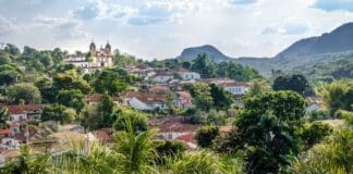 Cidade de Tiradentes em Minas Gerais