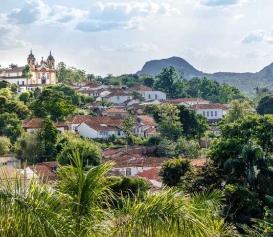 Cidade de Tiradentes em Minas Gerais