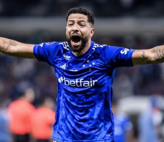 Jogador João Marcelo do Cruzeiro