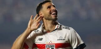 Jogador do São Paulo Jonathan Calleri