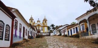 Praça principal de Tiradentes