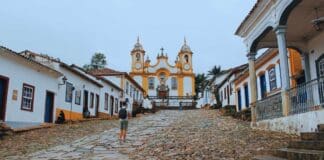 Praça principal de Tiradentes