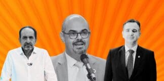 Alexandre Kalil, Mateus Simões e Rodrigo Pacheco