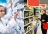 Farmácias e supermercados lado a lado