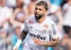 Gabigol jogando pelo Santos