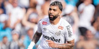 Gabigol jogando pelo Santos