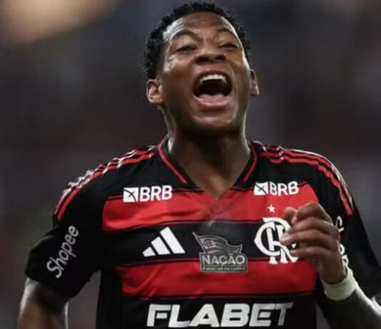 Jogador Gonzalo Plata do Flamengo