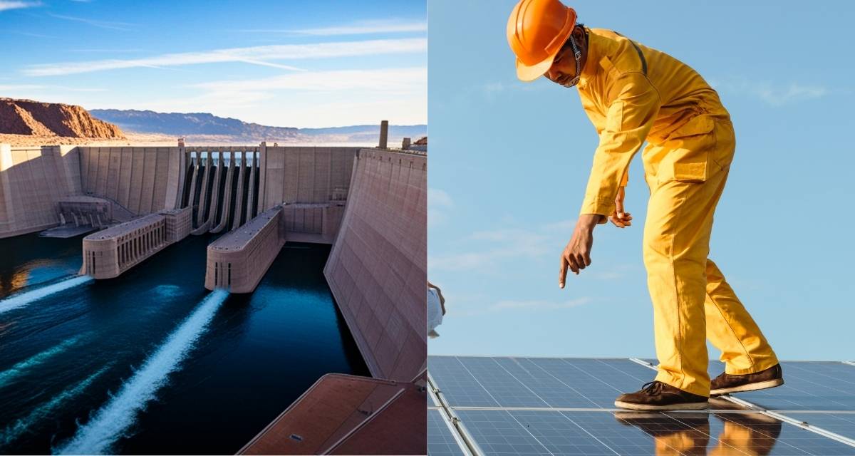 Hidroeletricas e energia solar