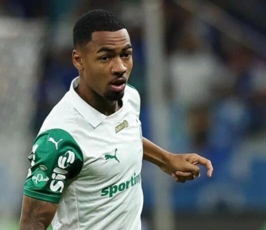 Jogador Allan do Palmeiras
