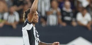 Danilo, jogador do Botafogo em campo