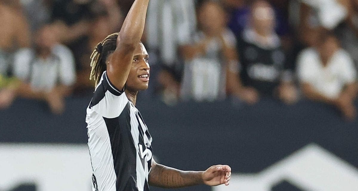 Danilo, jogador do Botafogo em campo