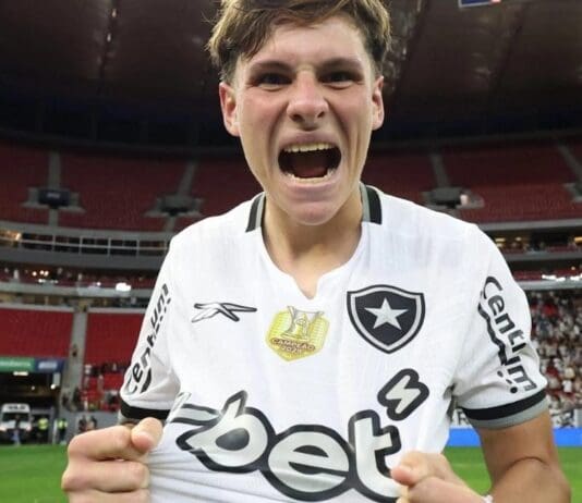 Montoro em jogo do Botafogo